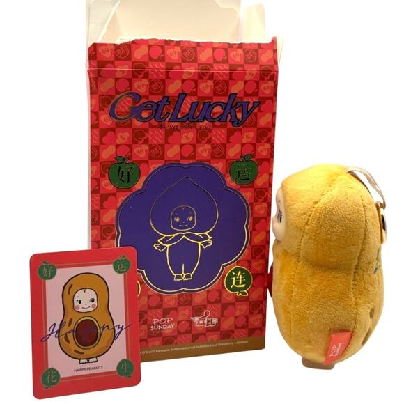 RARE Pop Sunday "Happy Peanuts" Kewpie Doll, Get Lucky Kewpish Love, Open Box - Picture 3 of 8